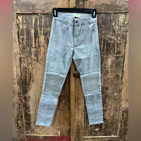 GAP TRUE SKINNY JEANS PETITE GREY GRAY SHORT ANKLE SIZE 25 - Picture 2 of 15